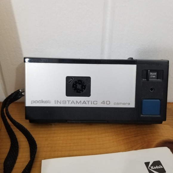 Kodak Pocket Instamatic 40 Camera Outfit Original Box Vintage USA Untested A40RE - Picture 3 of 9